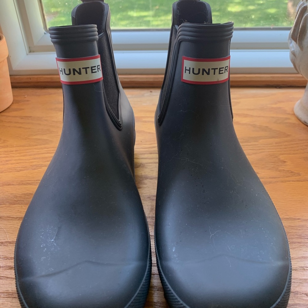 Hunter mini boots WORN ONCE